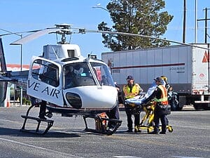 Native Air Helicopter Adds Realistic Element to Shattered Lives Event